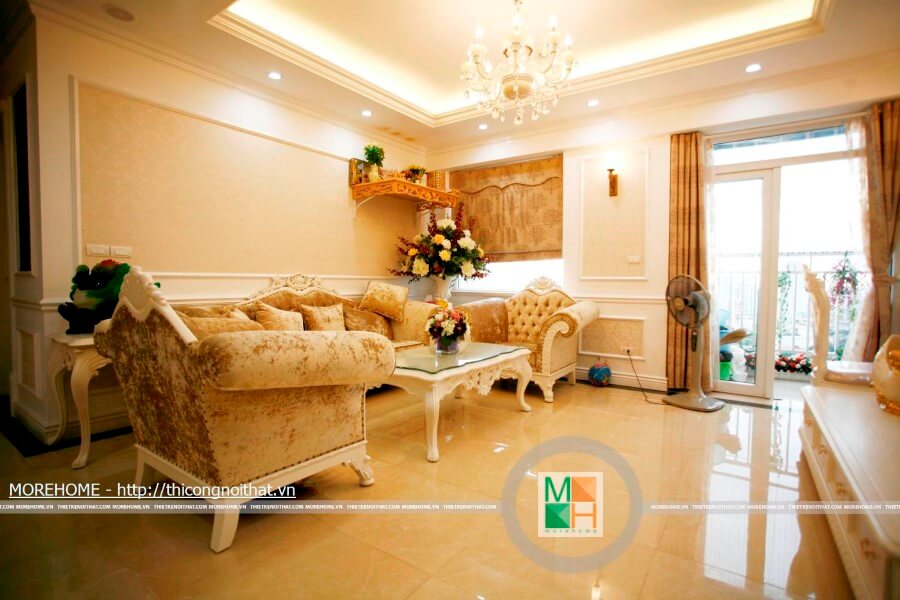 Các mẫu trang trí phòng khách ấn tượng