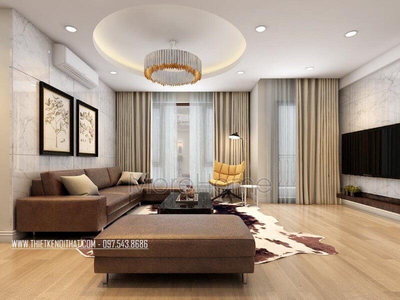 Thiết kế phòng khách tại Hà Nội